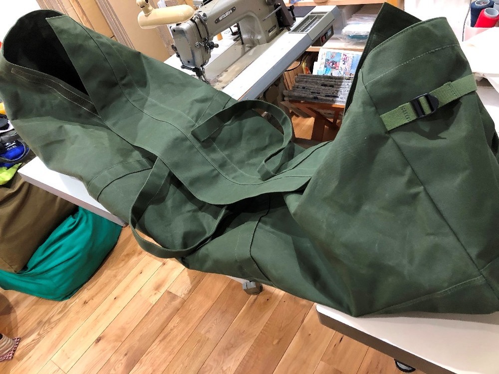 防水10号帆布生地を使ったバッグ