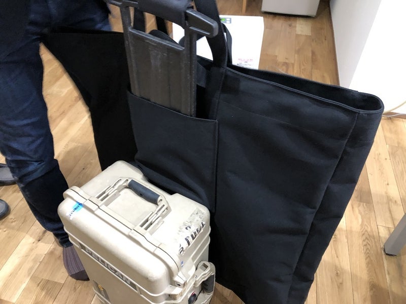 撮影機材レフ板専用収納帆布バッグ